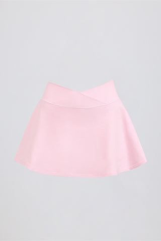 Crossover Waist Mini Skort