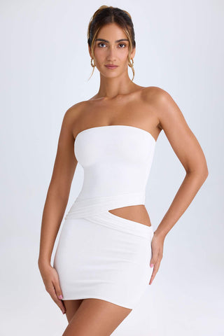 Cut Out Bandeau Mini Dress