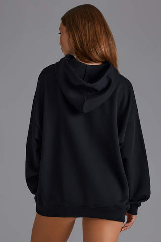 Oversized Hoodie with Applique Detail