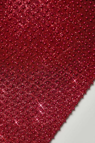 Embellished Sweetheart Midi Dress