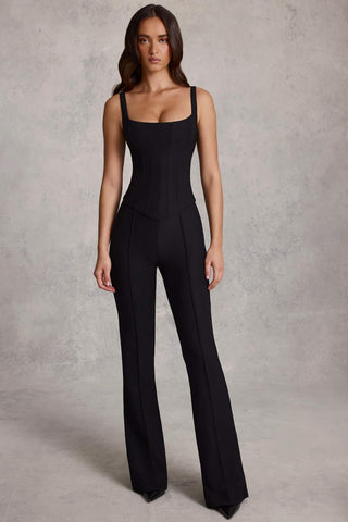 Corset Flared Jumpsuit