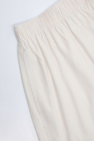 Tie Front Cotton Shorts