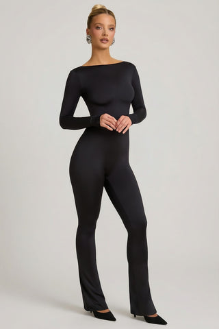 Slinky Jersey Bow Back Jumpsuit