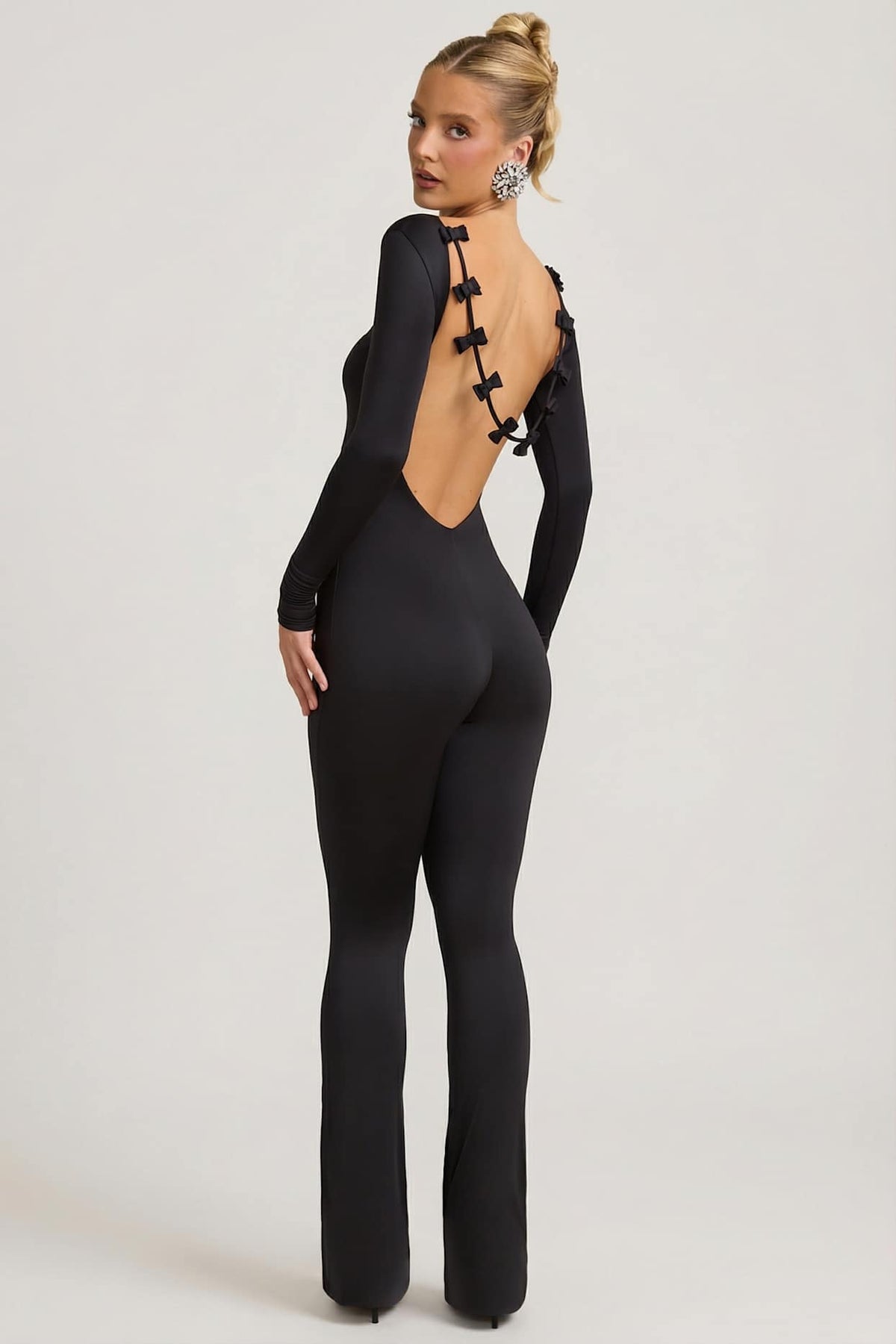 Slinky Jersey Bow Back Jumpsuit