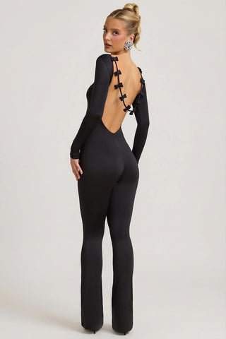 Slinky Jersey Bow Back Jumpsuit