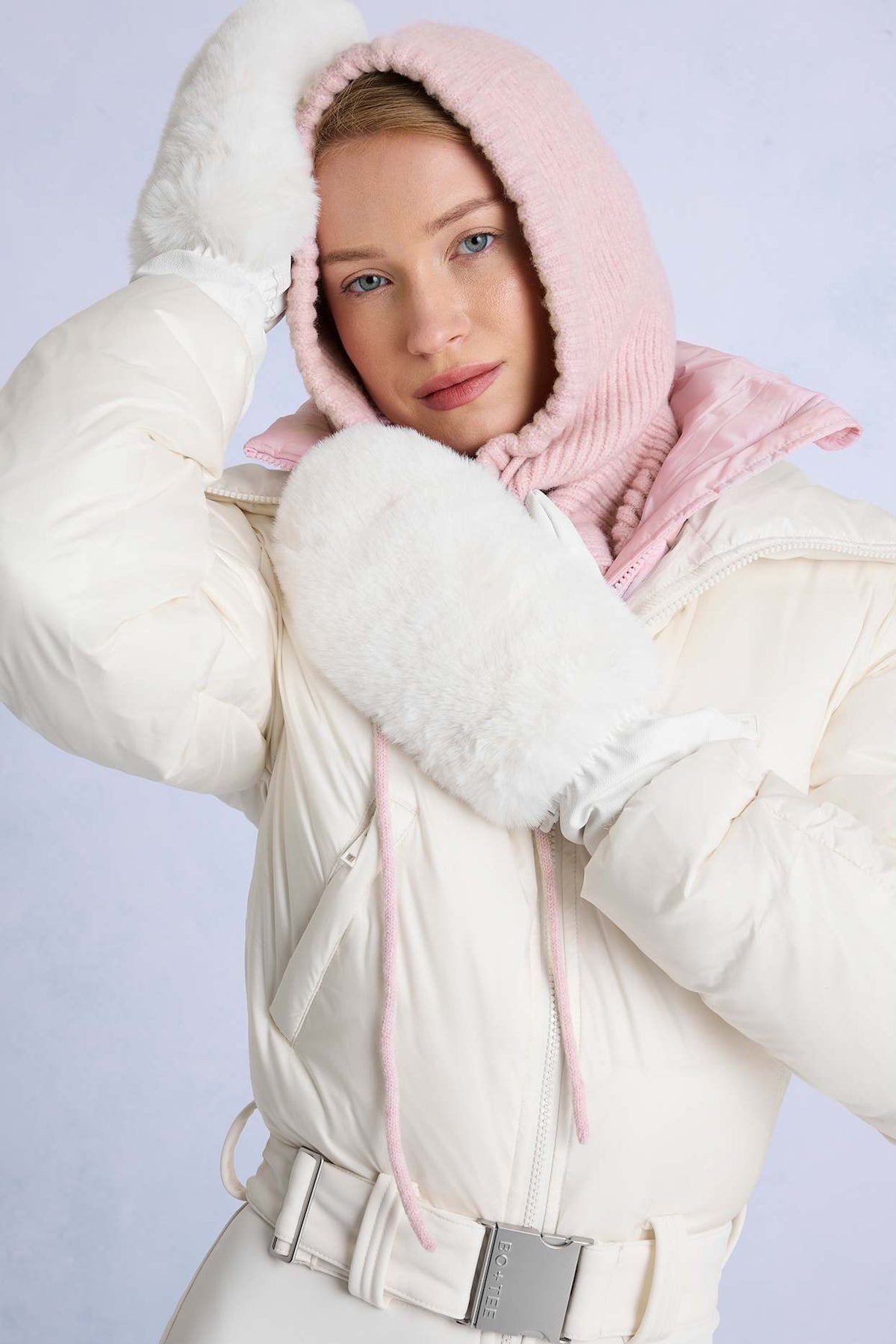 Faux Fur Gloves Winter Warmth