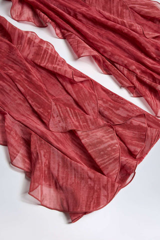 Ruffled Flared Trousers