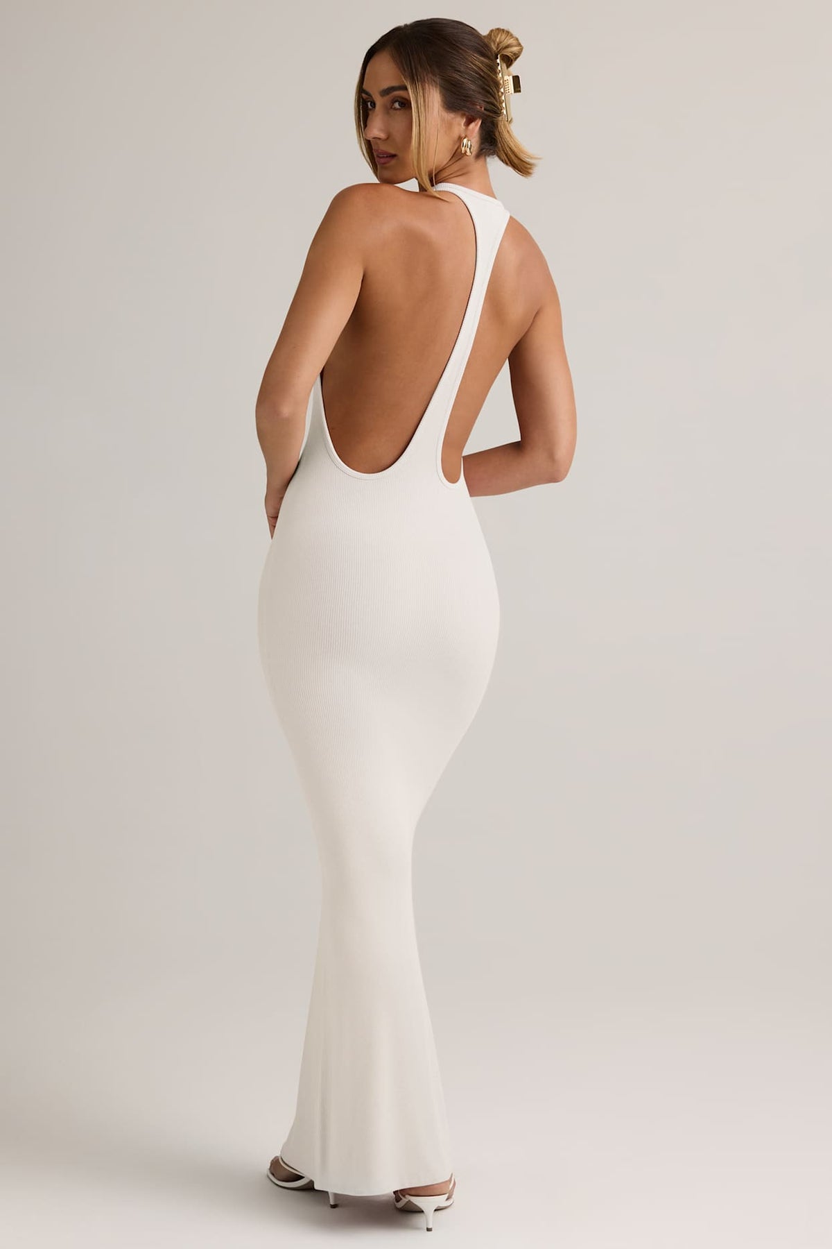 Sleek Racerback Maxi Dress
