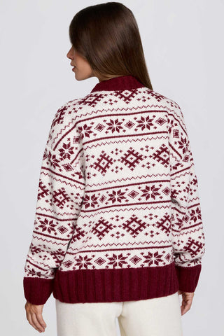 Vintage Lodge Jacquard Knit Sweater