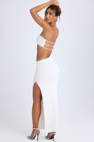 Cut Out Bandeau Maxi Dress