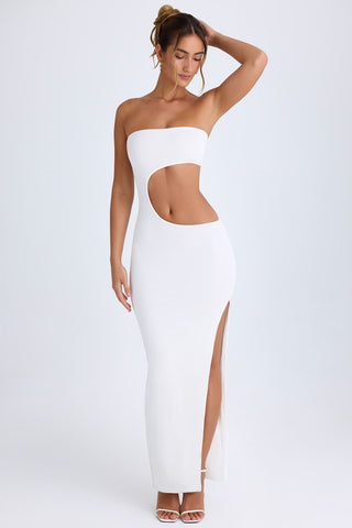 Cut Out Bandeau Maxi Dress