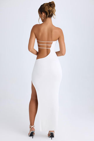 Cut Out Bandeau Maxi Dress