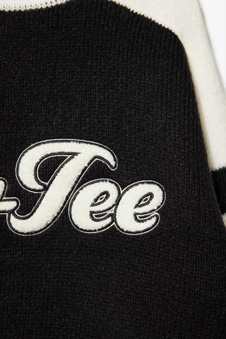 Cropped Chunky Knit Turtleneck Sweater