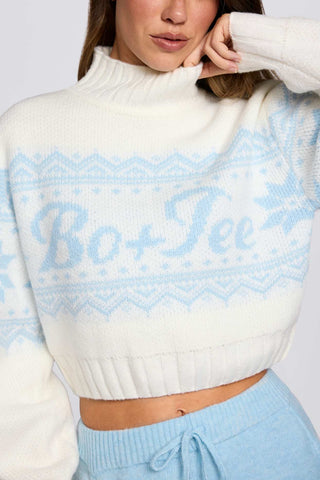 Vintage Lodge Cropped Knit Jumper