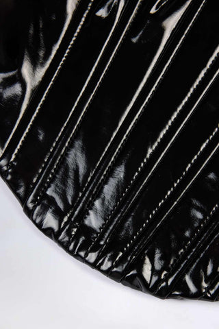 Sleek Vinyl Corset Top