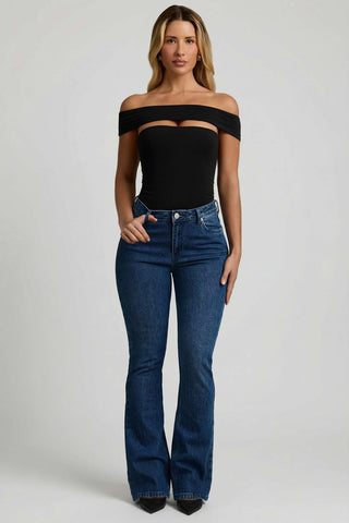 Cut Out Off Shoulder Bodysuit