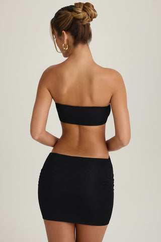 Bandeau Cut Out Mini Dress