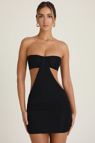 Bandeau Cut Out Mini Dress