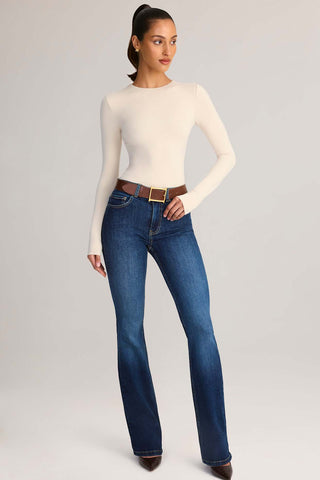 Flared Denim Jeans