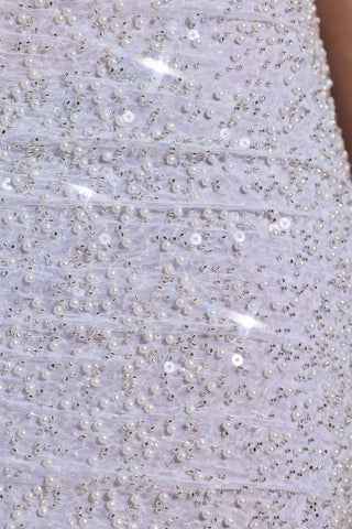 Embellished Cut Out Halterneck Mini Dress