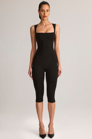 Scoop Neck Capri Jumpsuit