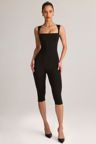 Scoop Neck Capri Jumpsuit