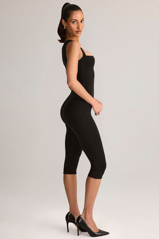 Scoop Neck Capri Jumpsuit