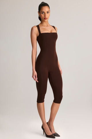 Scoop Neck Capri Jumpsuit