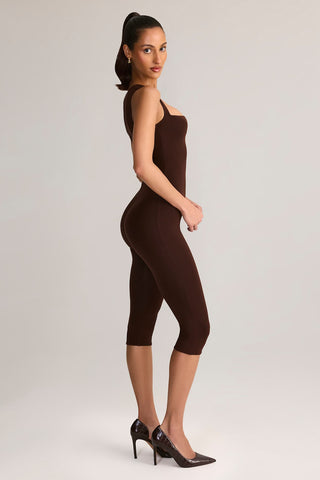 Scoop Neck Capri Jumpsuit