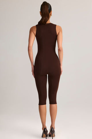 Scoop Neck Capri Jumpsuit