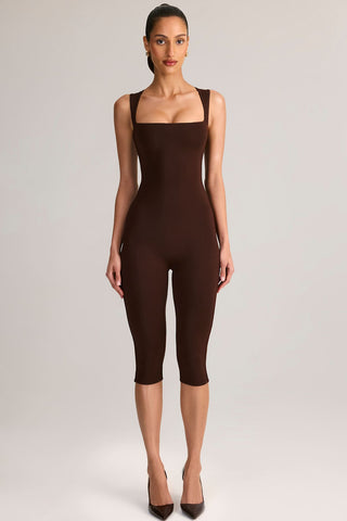 Scoop Neck Capri Jumpsuit