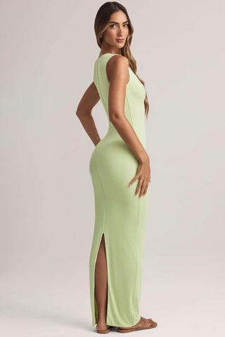 Button Detail Maxi Dress