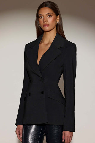 Structured Double Breasted Blazer