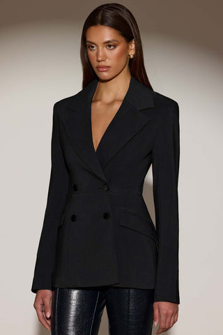 Structured Double Breasted Blazer