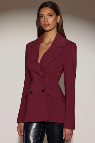 Structured Double Breasted Blazer