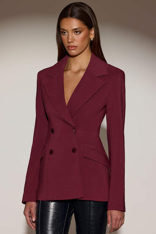 Structured Double Breasted Blazer