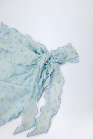 Side Tie Mesh Sarong