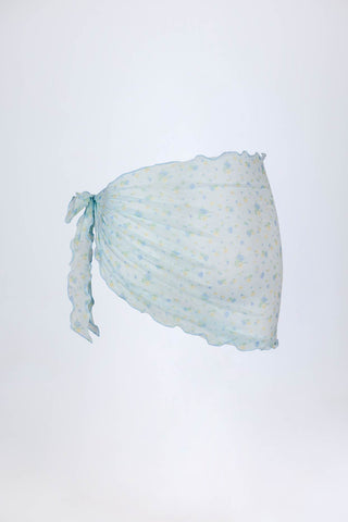 Side Tie Mesh Sarong