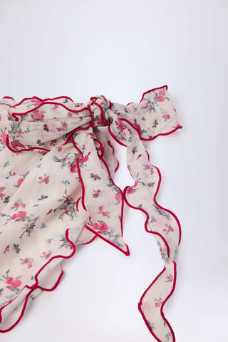 Side Tie Mesh Sarong