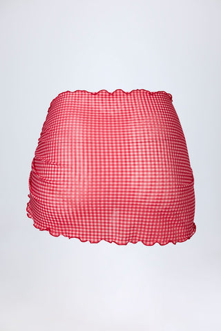 Side Tie Mesh Sarong