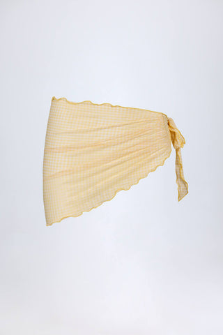 Side Tie Mesh Sarong