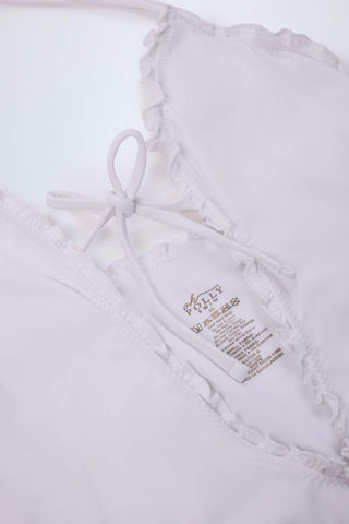 Ruffled Halterneck Swimsuit