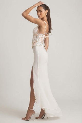 Embellished Corset Maxi Dress