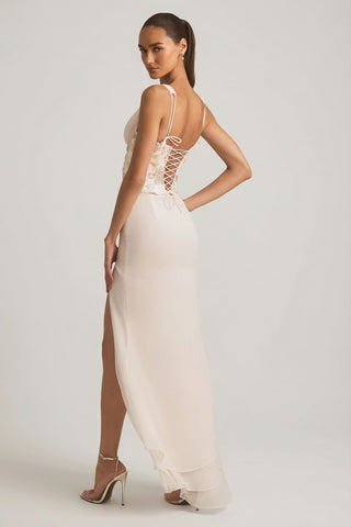 Embellished Corset Maxi Dress