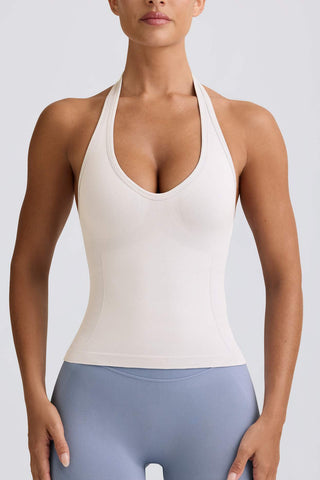 Seamless Halterneck Tank Top