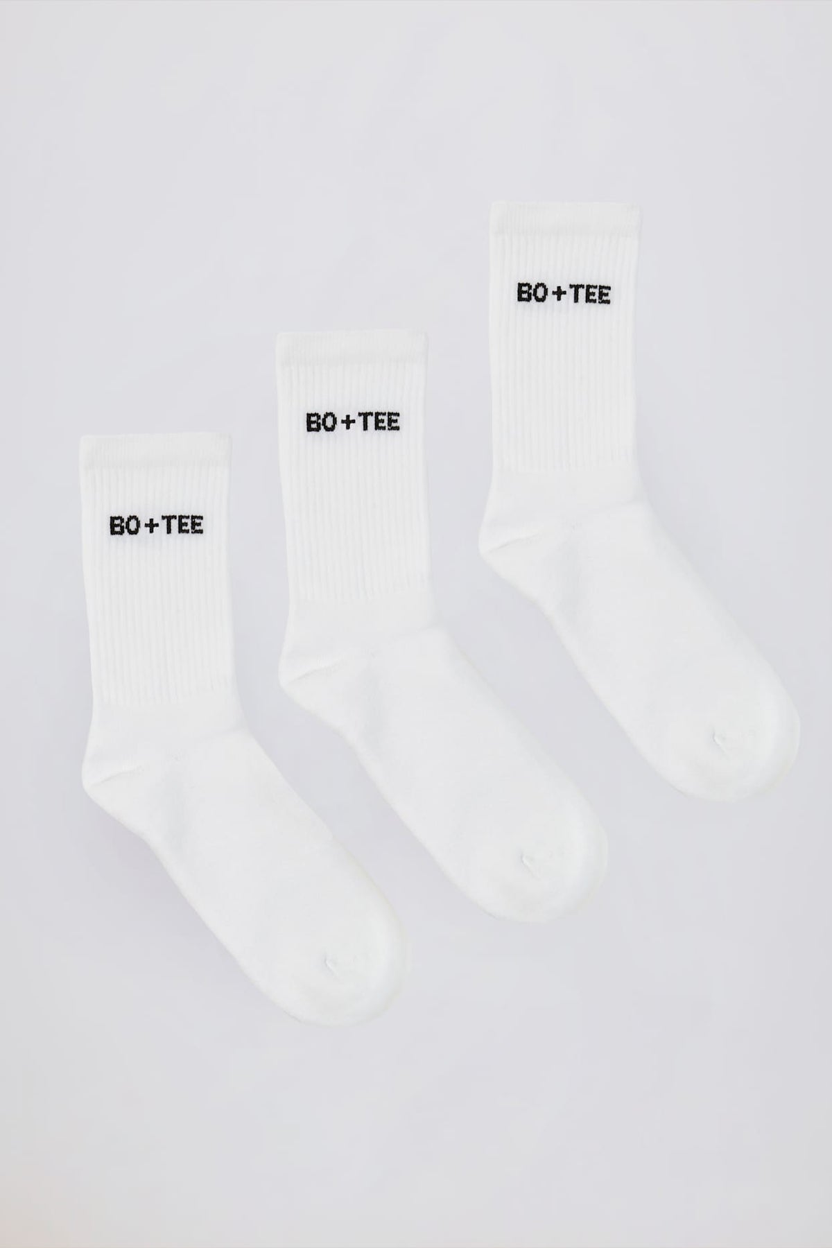 Ribbed Crew Socks Bundle