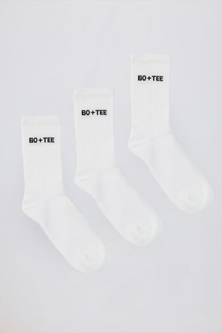 Ribbed Crew Socks Bundle