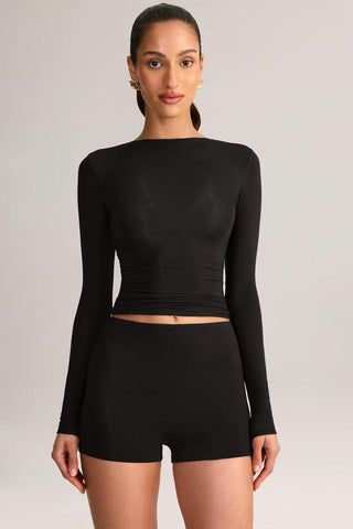 Sculpted High Rise Modal Shorts