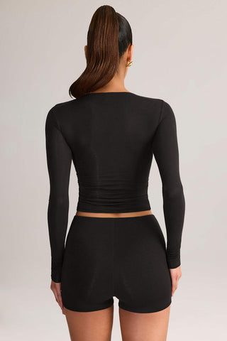 Sculpted High Rise Modal Shorts