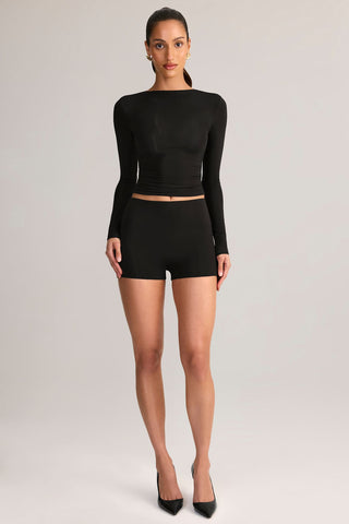 Sculpted High Rise Modal Shorts